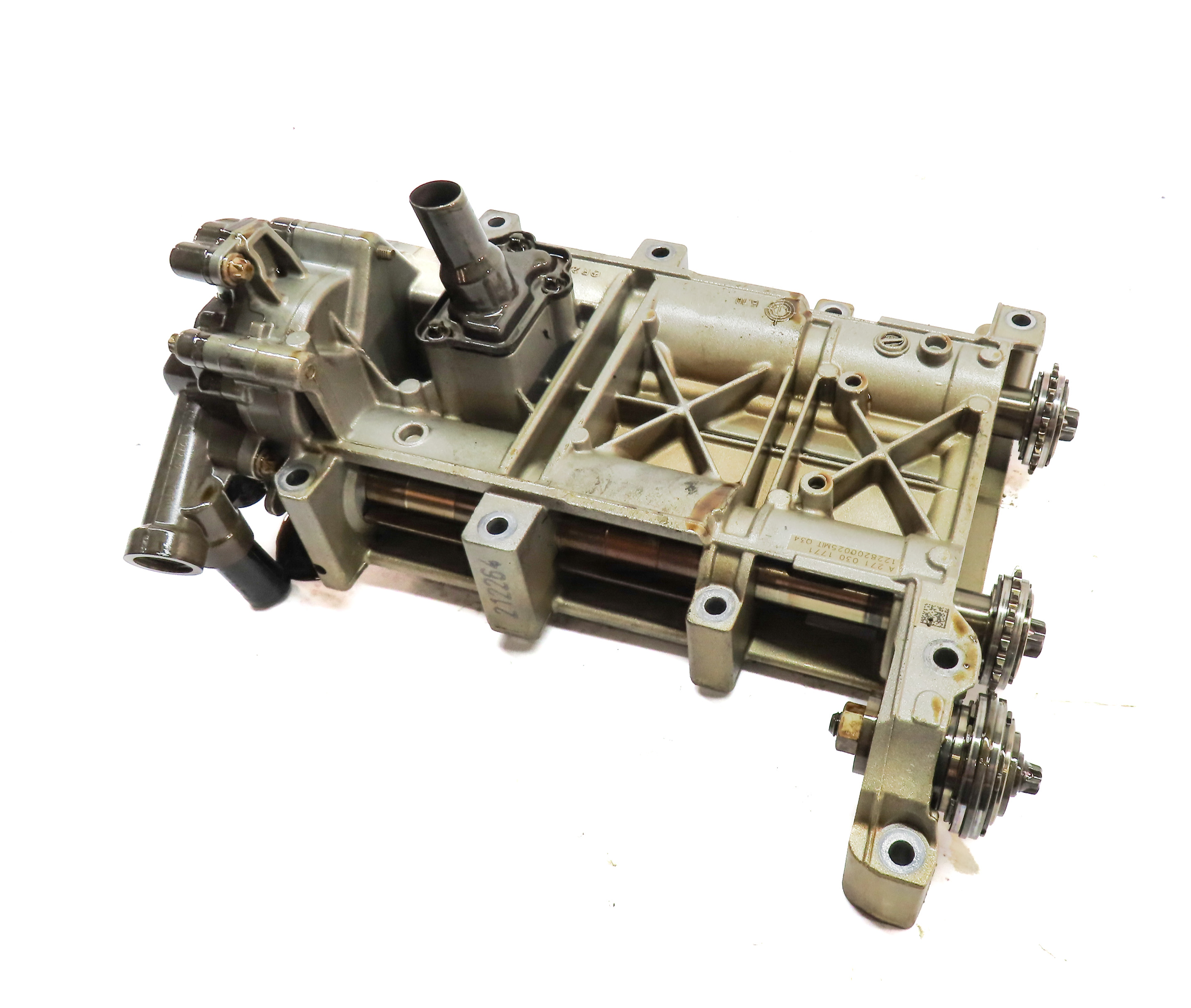 13 MERCEDES C250 (W204) 1.8L (271.80) ENGINE MOTOR OIL FLUID PUMP w/PICK UP TUBE — exact item pictured